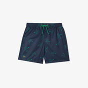 Lacoste Erkek Regular Fit Desenli Lacivert Mayo