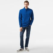 Nautica Erkek Mavi Slim Fit Uzun Kollu Polo Yaka T-Shirt