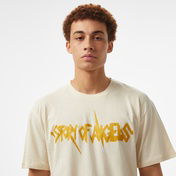 Story of Angels Rock N Roll Gold Linen Erkek Bej T-Shirt