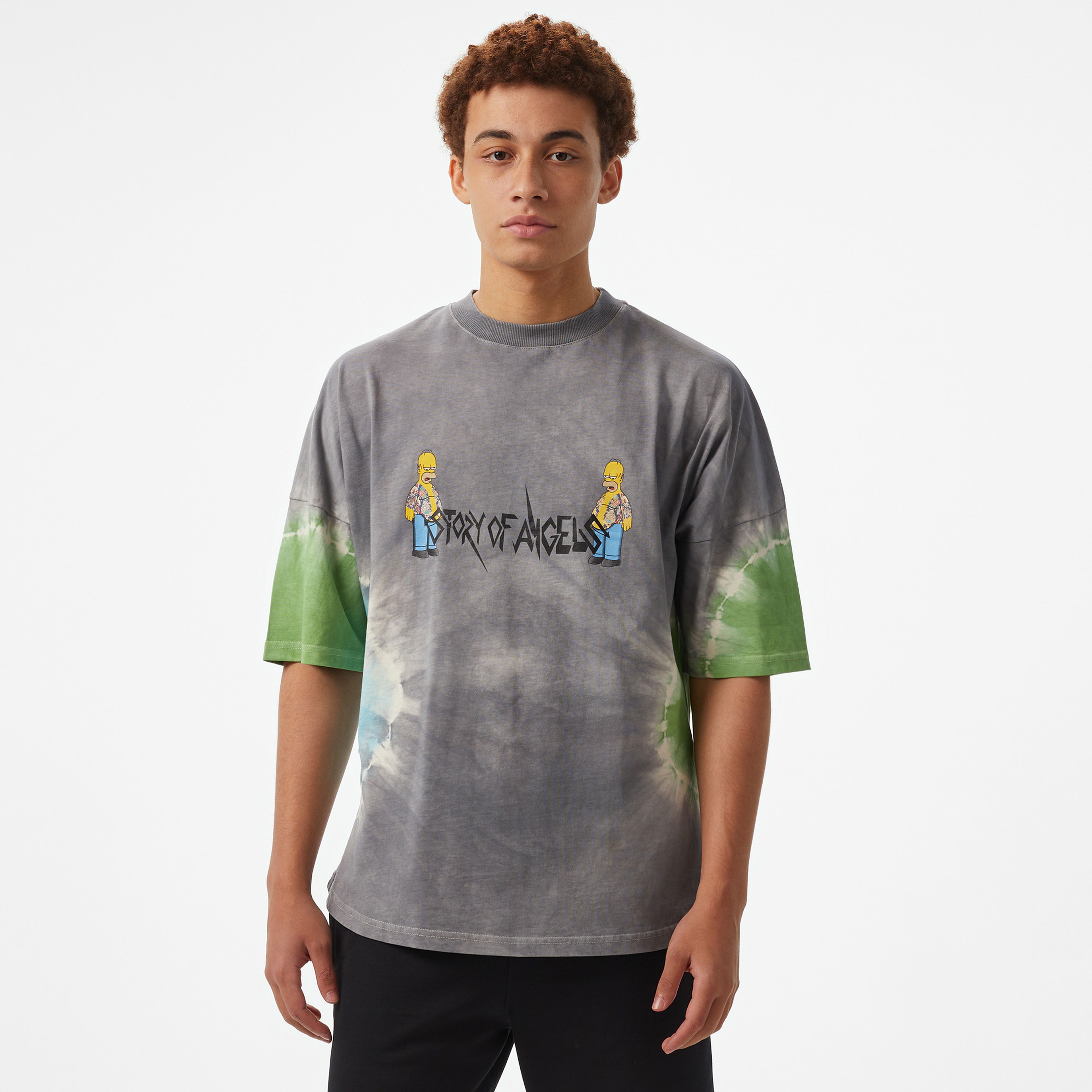 Story of Angels Ugly Yakuza Garment Washed Erkek Krem T-Shirt
