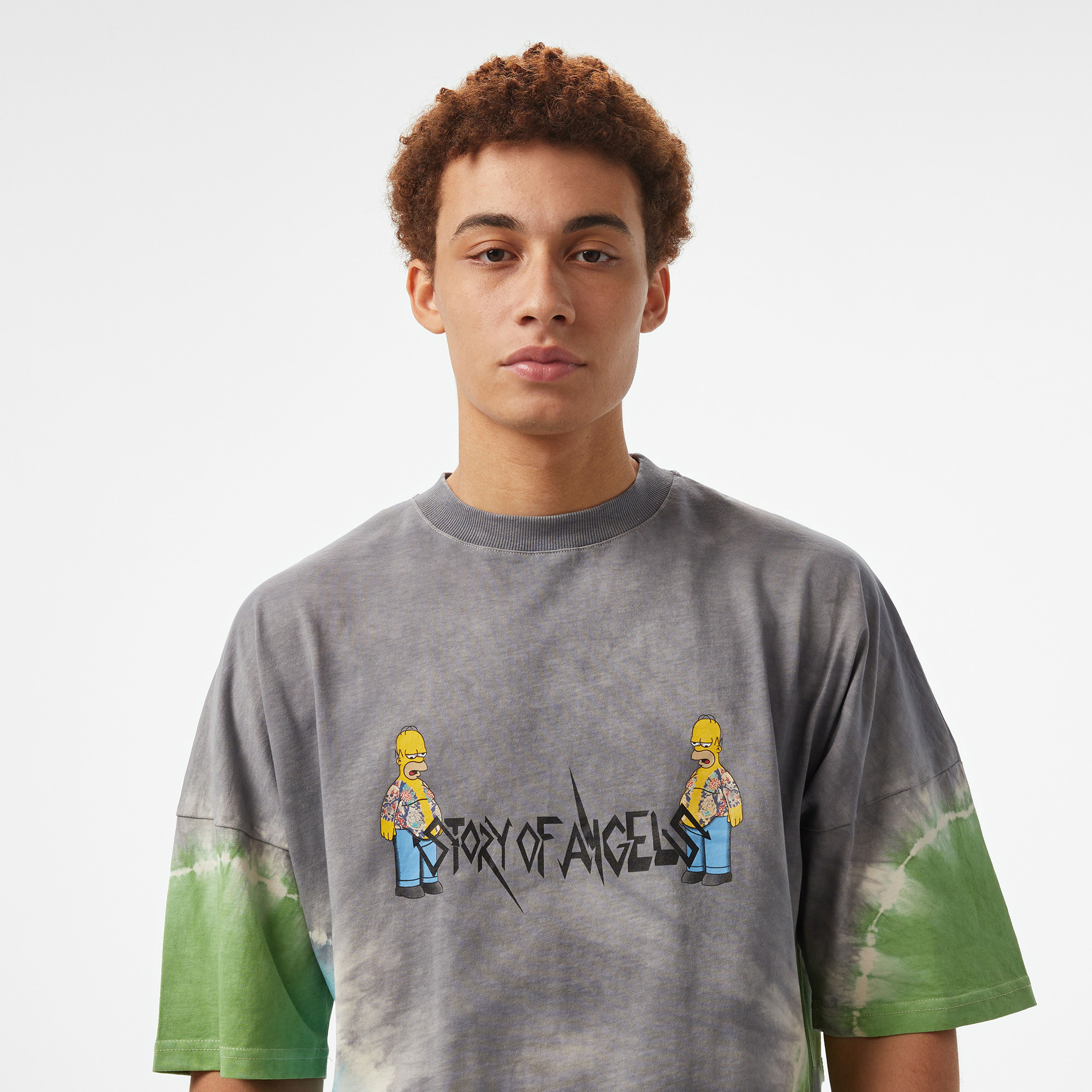 Story of Angels Ugly Yakuza Garment Washed Erkek Krem T-Shirt