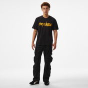 Story of Angels Rock N Roll Gold Linen Erkek Siyah T-Shirt