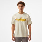 Story of Angels Rock N Roll Gold Linen Erkek Bej T-Shirt