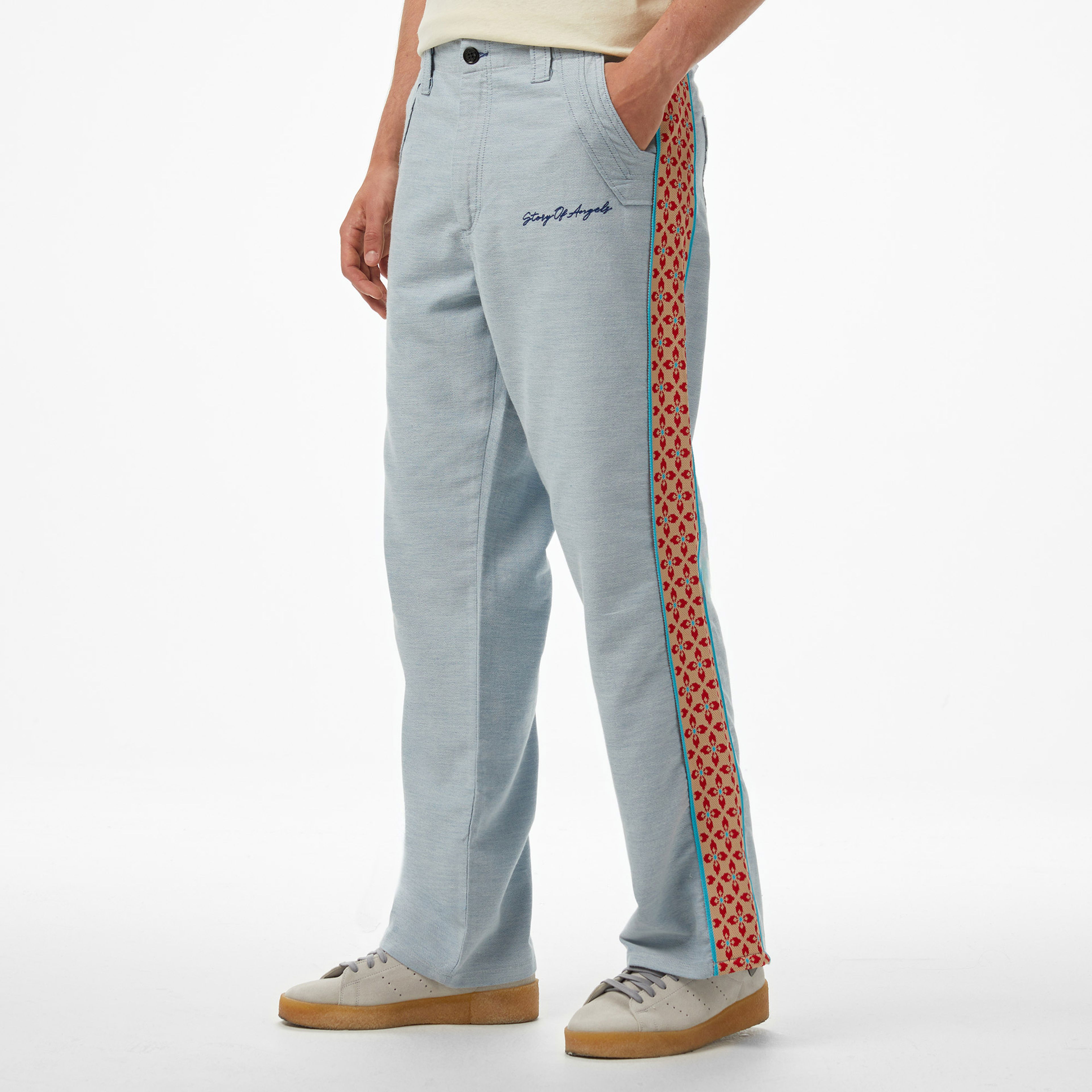 Story of Angel Denim Dream Palazzo Erkek Mavi Pantolon