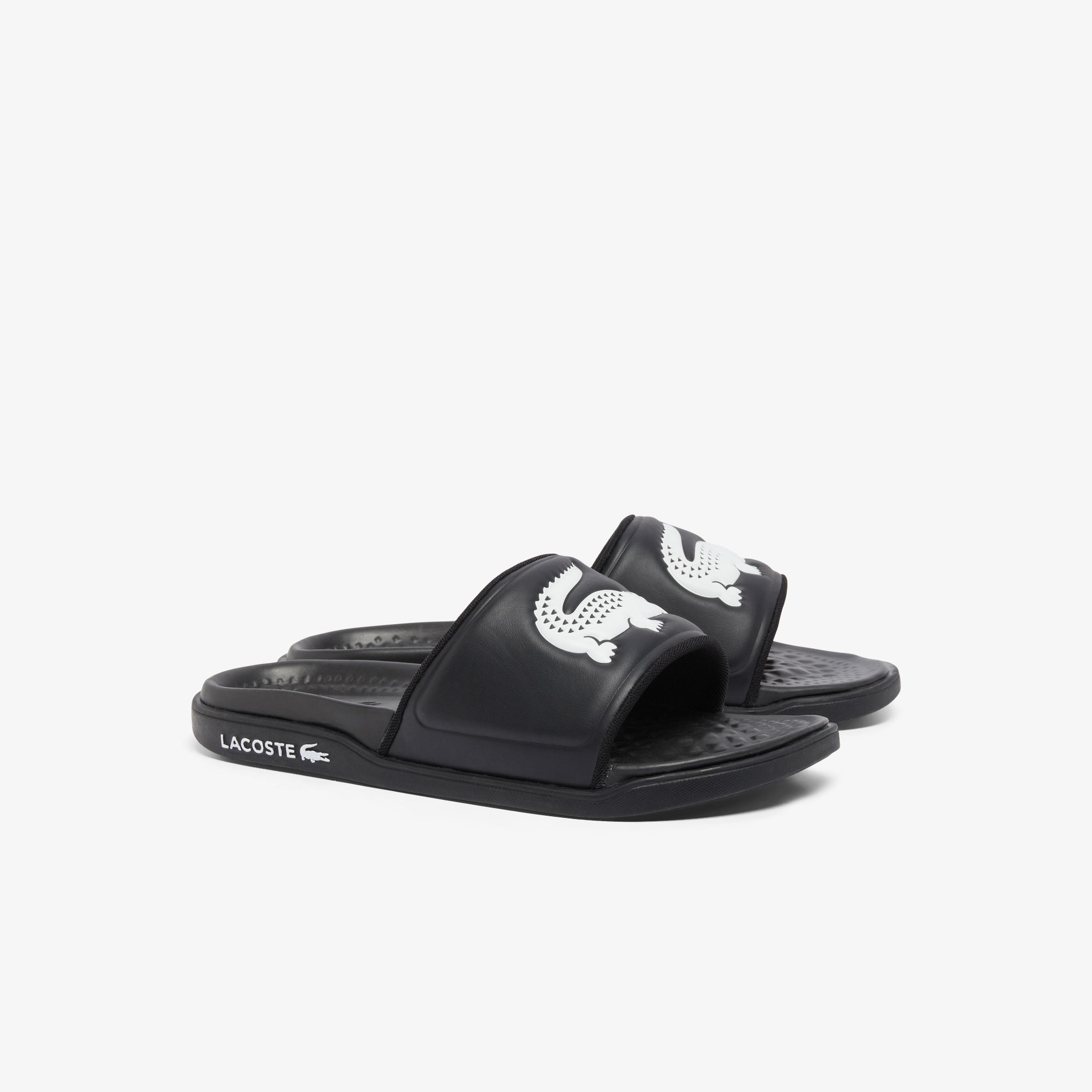 Lacoste Serve Slide Dual Erkek Siyah Terlik