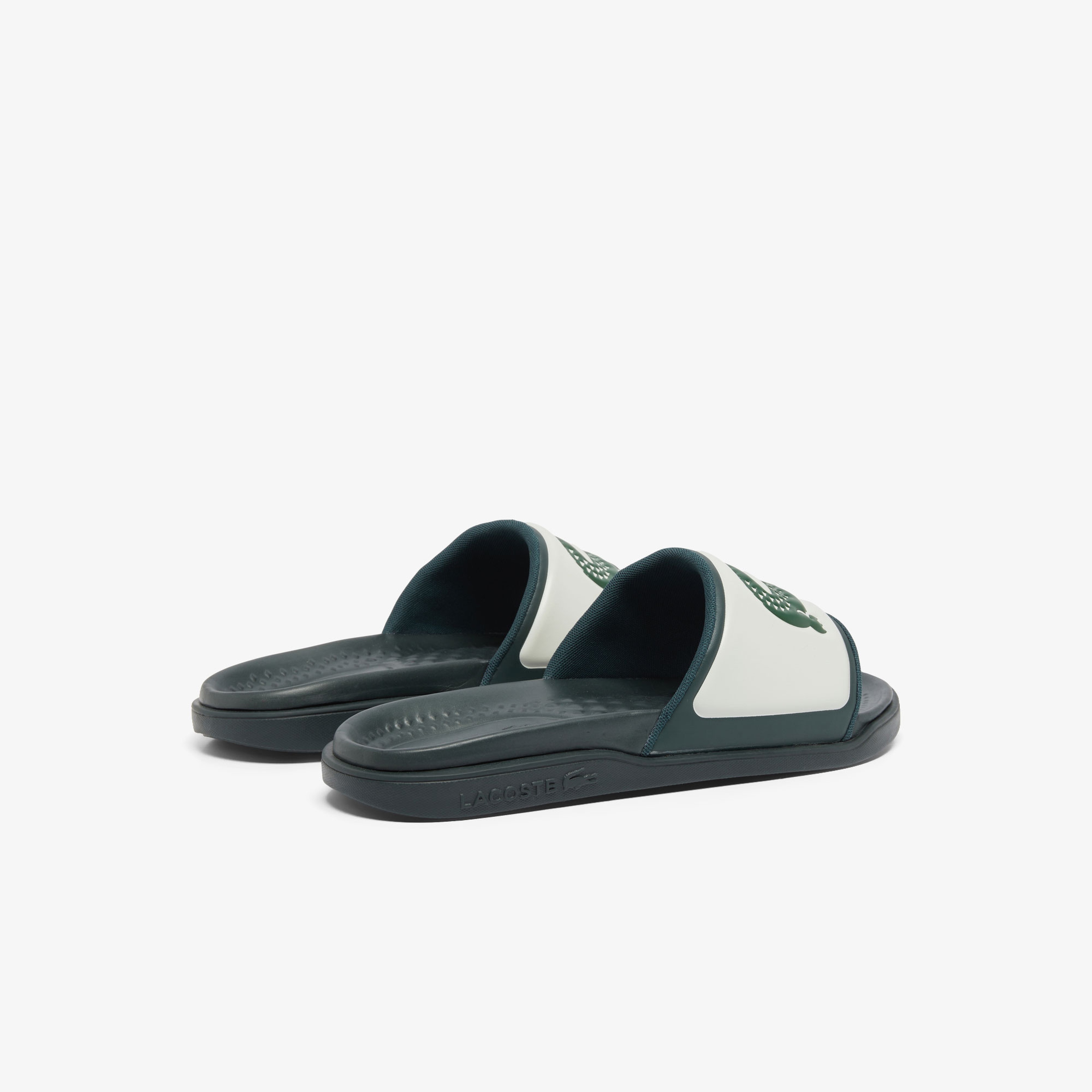 Lacoste Serve Slide Dual Erkek Yeşil Terlik