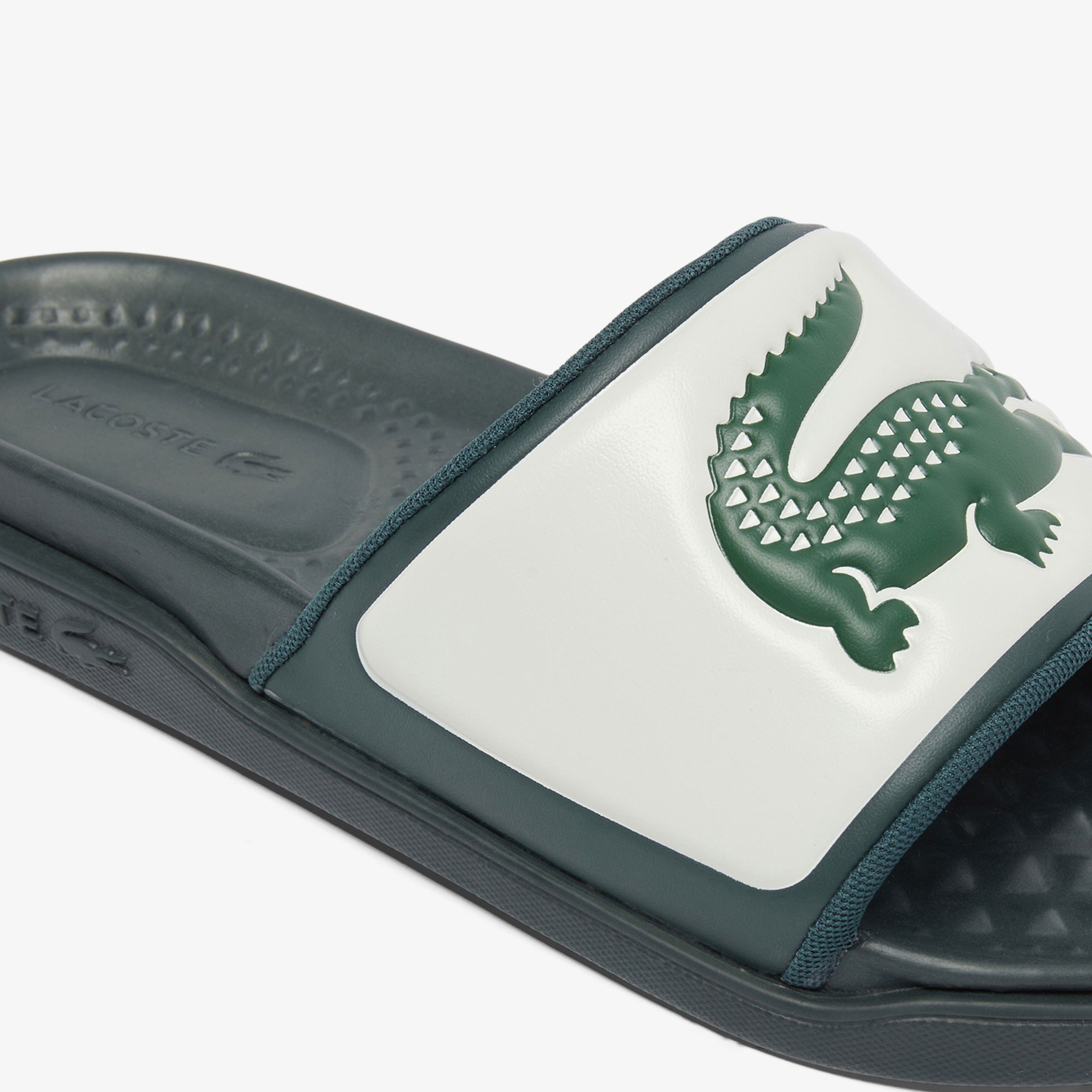 Lacoste Serve Slide Dual Erkek Yeşil Terlik