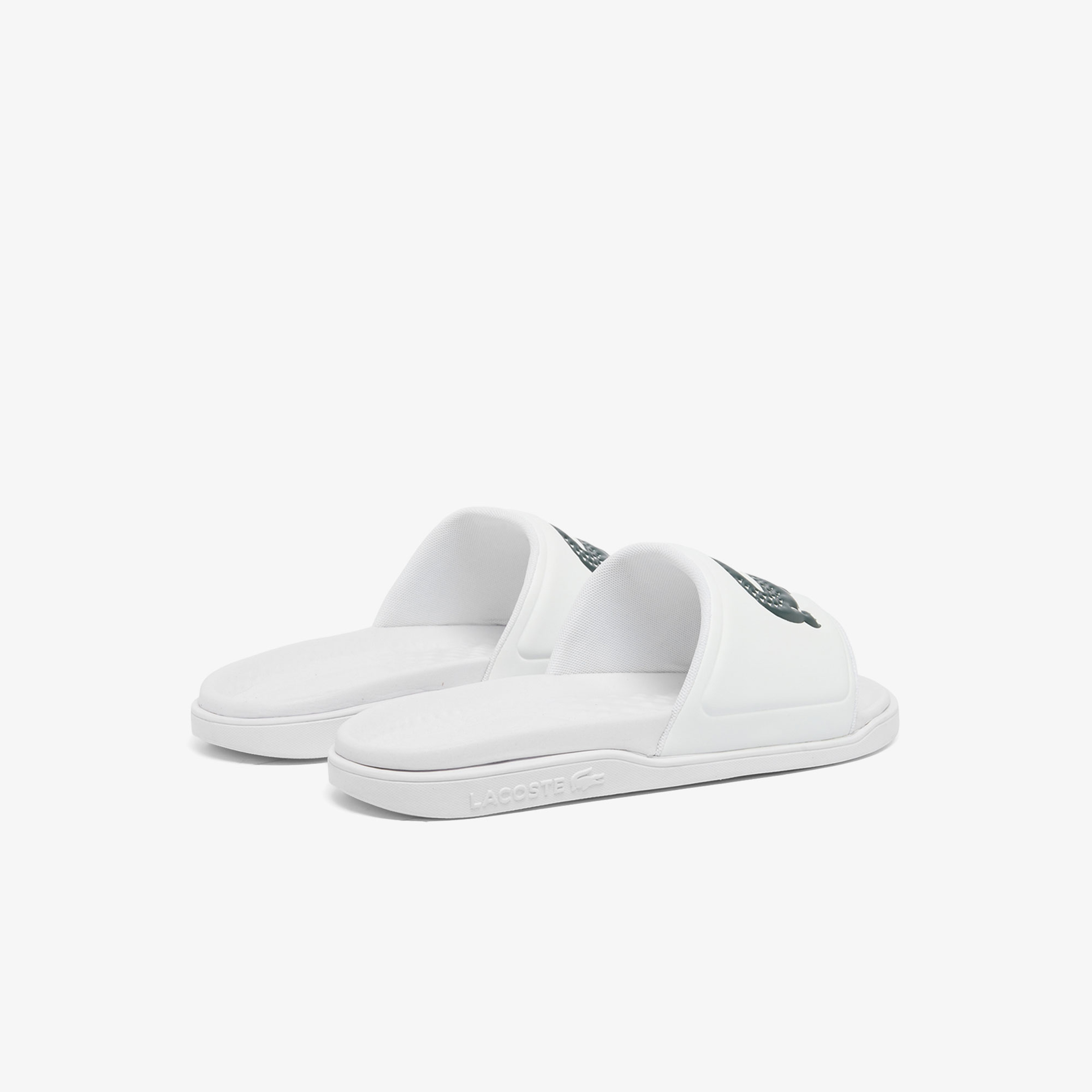 Lacoste Serve Slide Dual Erkek Beyaz Terlik