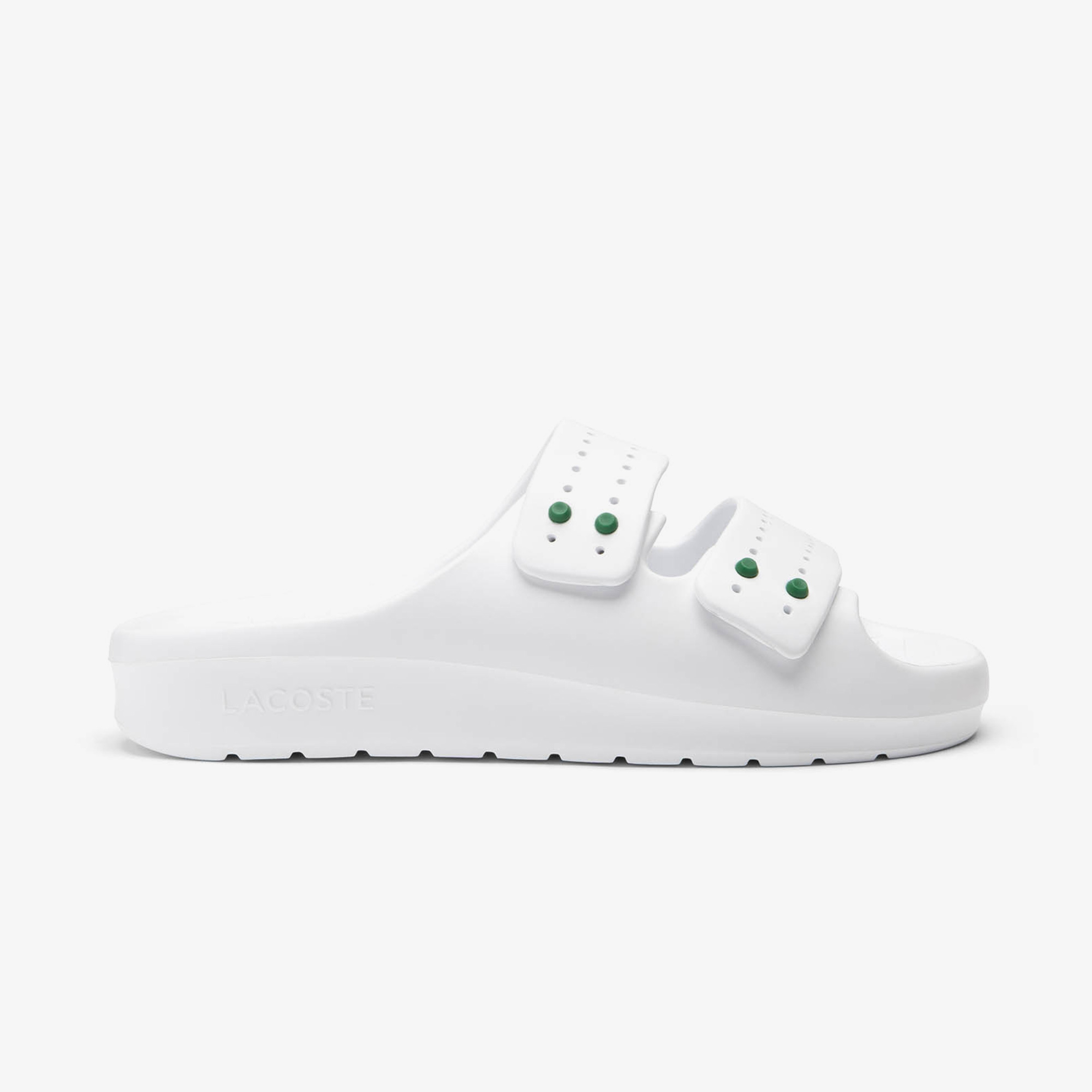 Lacoste Serve Strap Kadın Beyaz Terlik