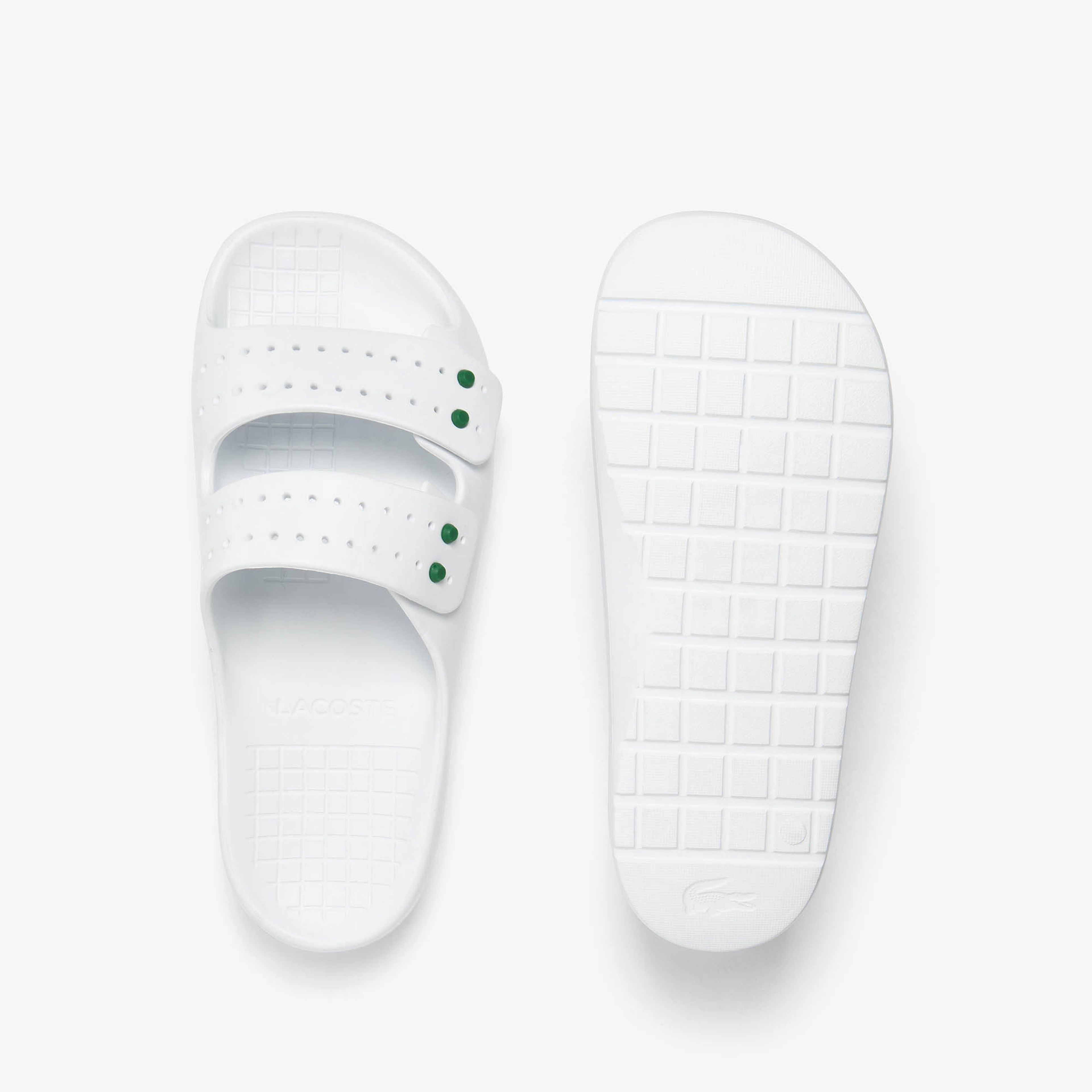 Lacoste Serve Strap Kadın Beyaz Terlik