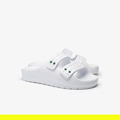 Lacoste Serve Strap Kadın Beyaz Terlik