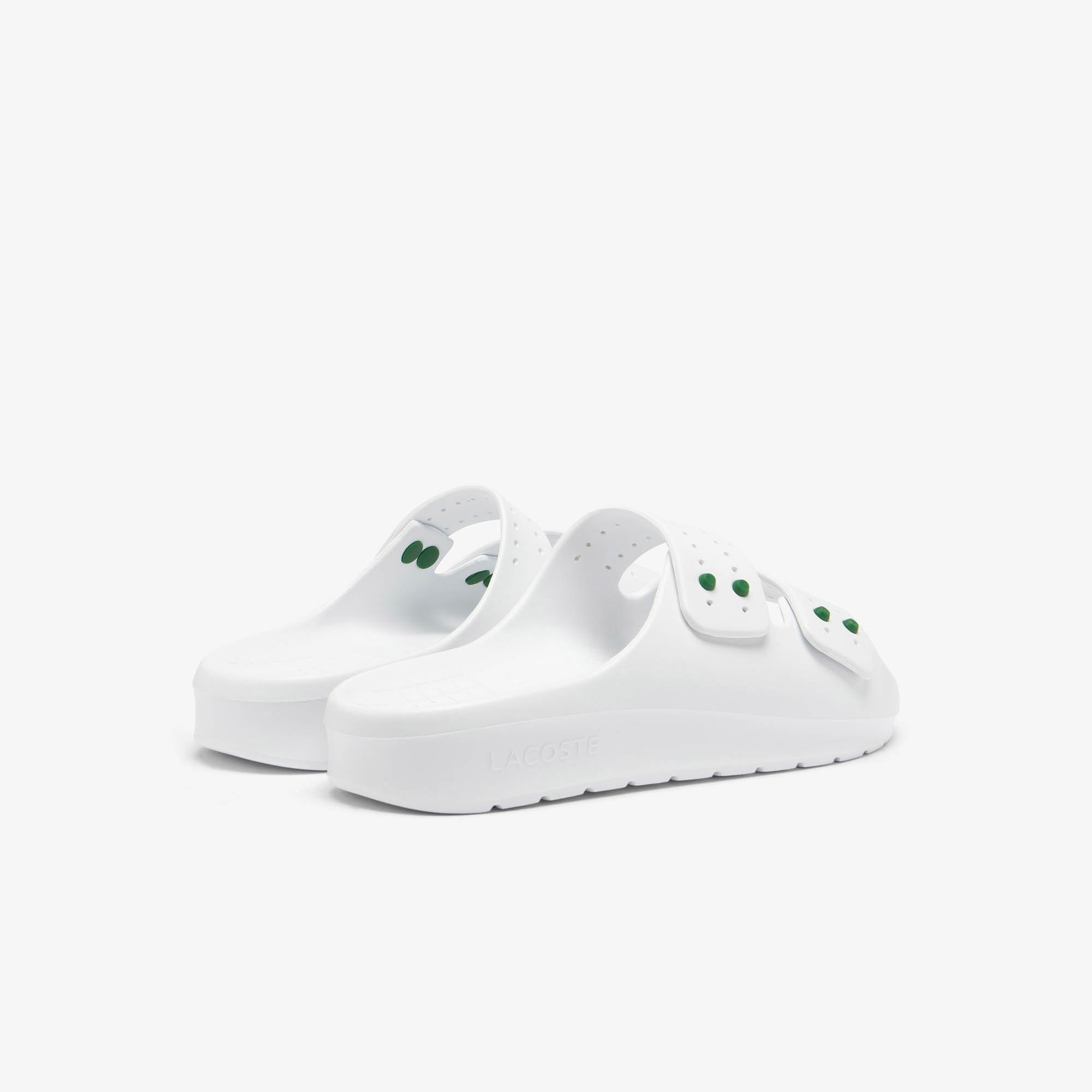 Lacoste Serve Strap Kadın Beyaz Terlik