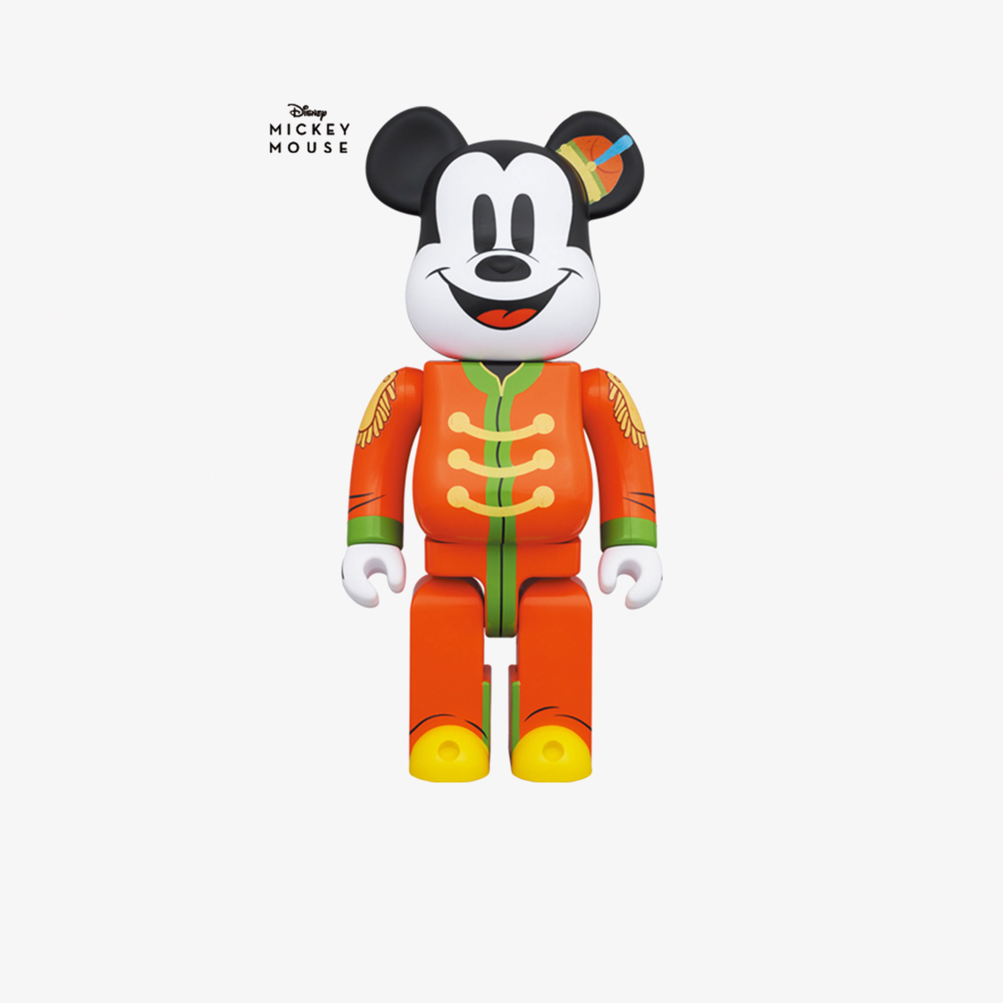 Bearbrick Mickey Mouse "The Band Concert" 1000% Renkli Figür
