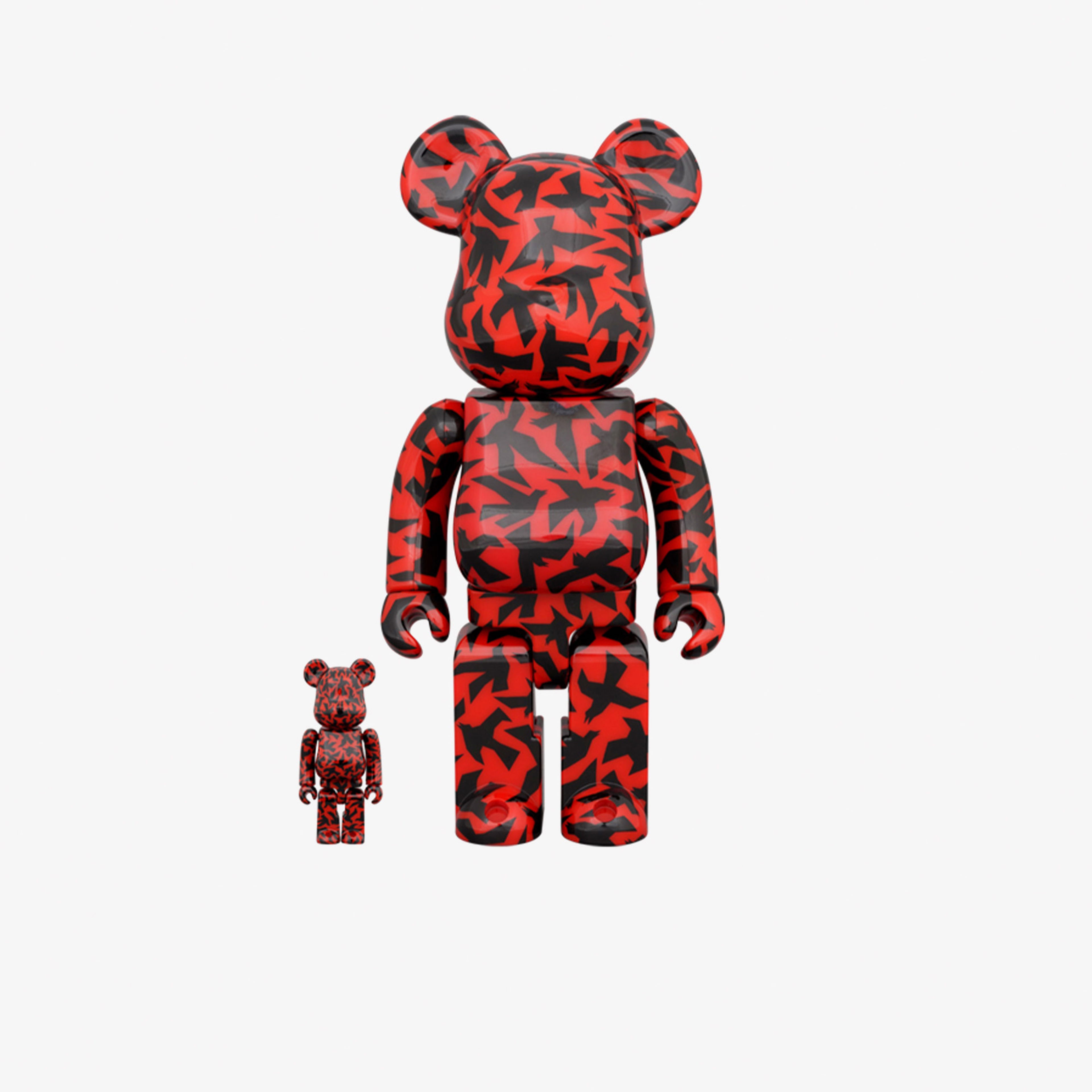 Bearbrick The Birds 100% & 400% Renkli İkili Figür