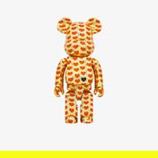 Bearbrick Gold Heart 1000& Renkli Figür