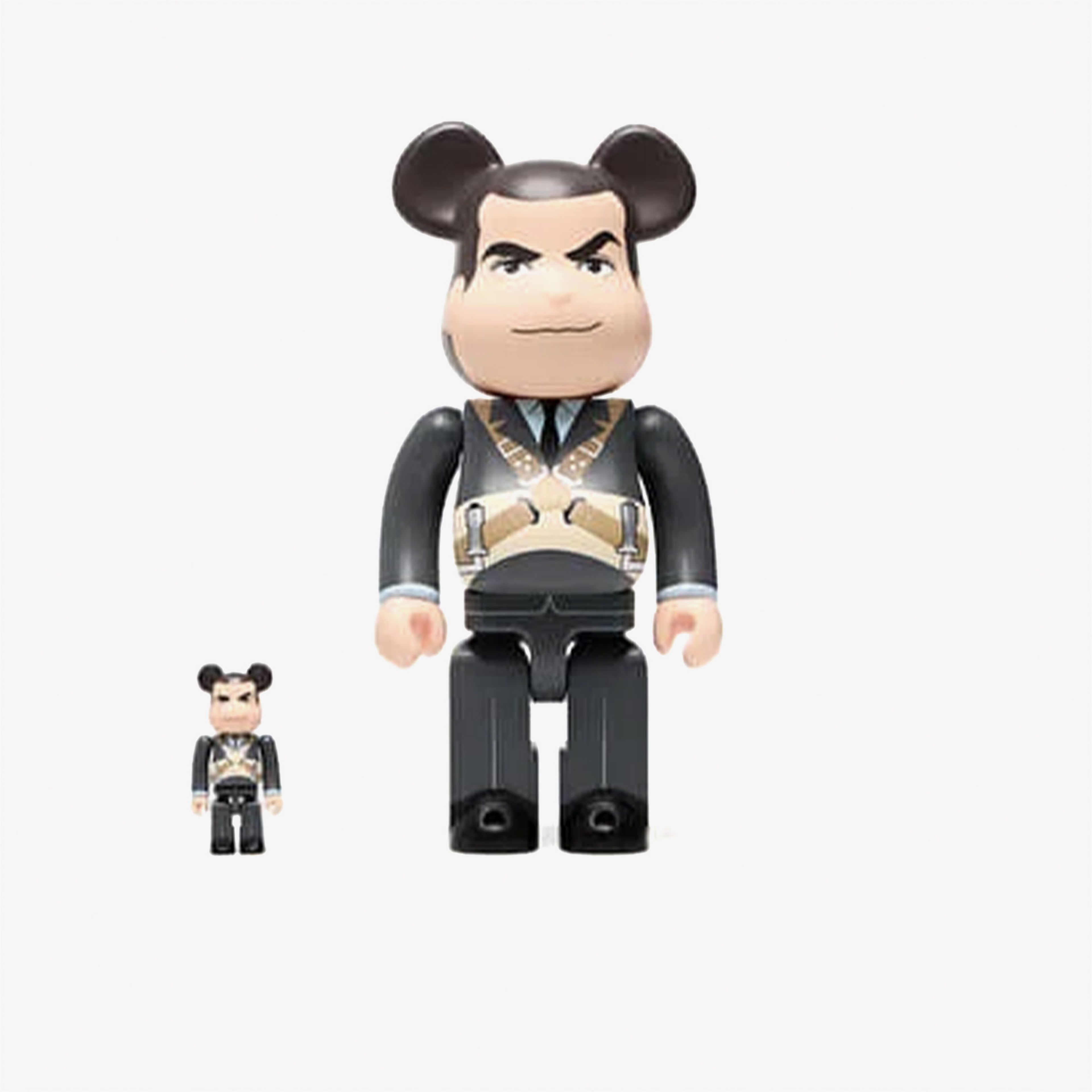 Bearbrick 007 James Bond Thunderball 100% ve 400% Renkli İkili Figür