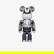 Bearbrick Kiss Demon Chrome 1000% Renkli Figür