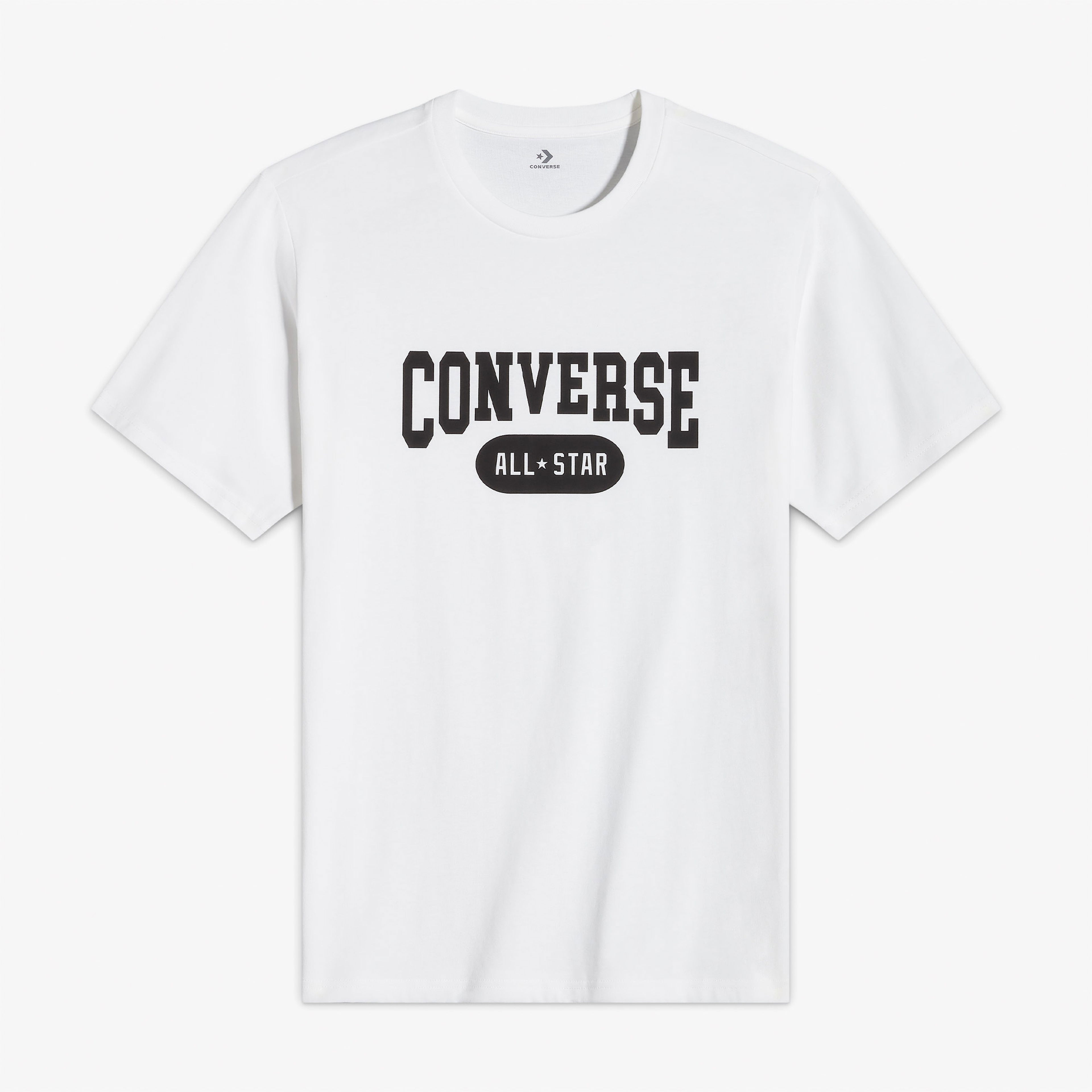 Converse Retro Logo Erkek Beyaz T-Shirt