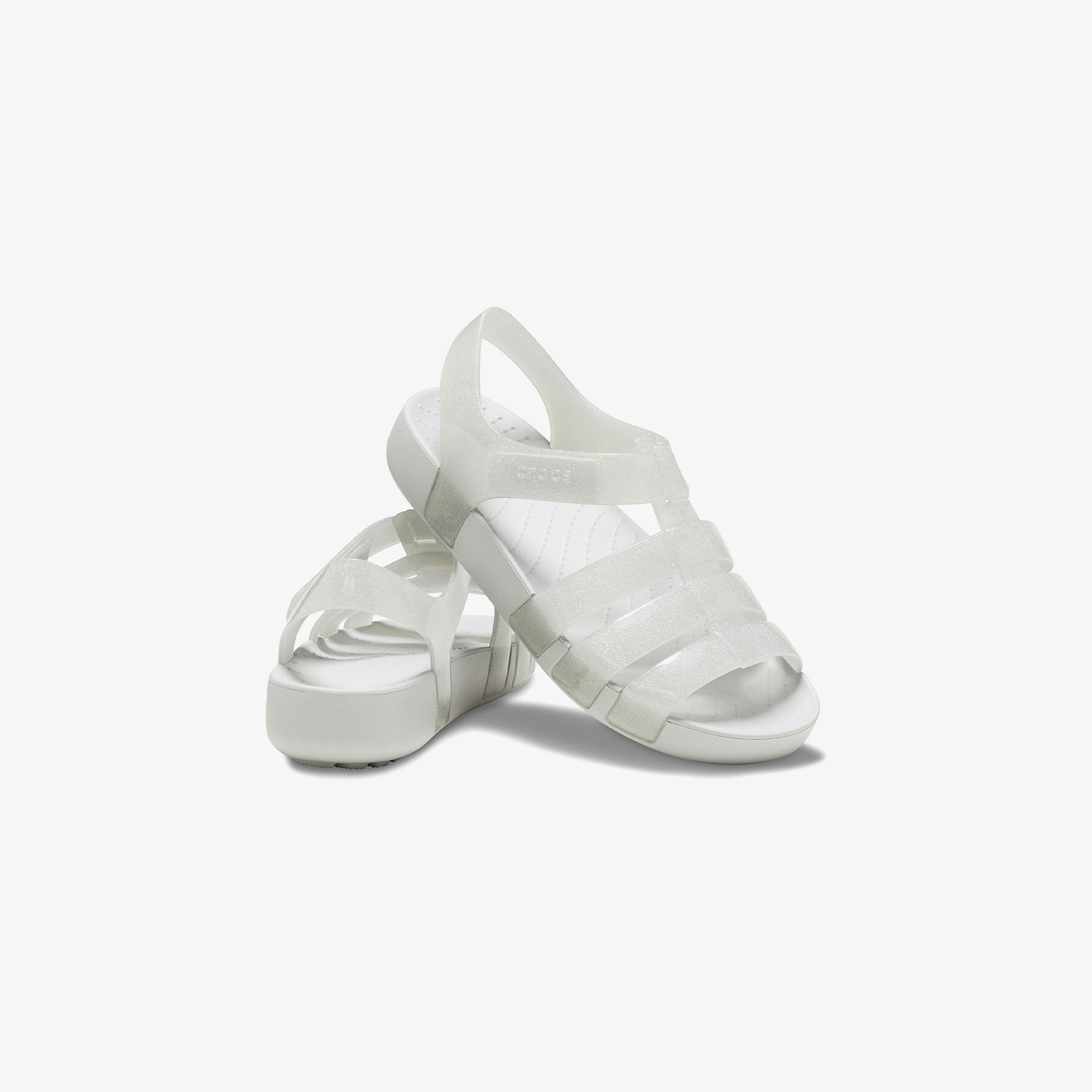 Crocs Isabella Glitter K Çocuk Gri Sandalet