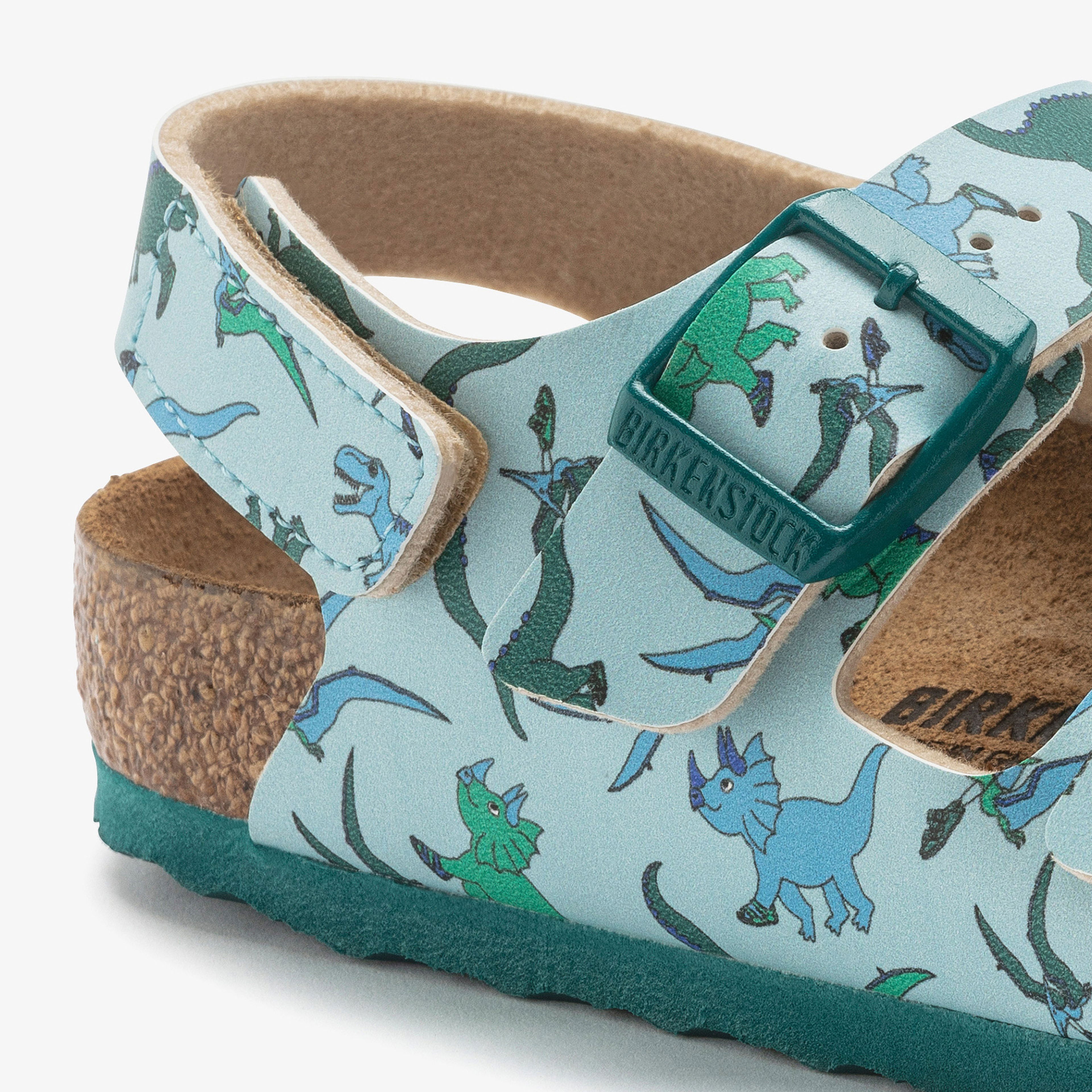 Birkenstock Milano Bf Big Dino Bebek Mavi Sandalet
