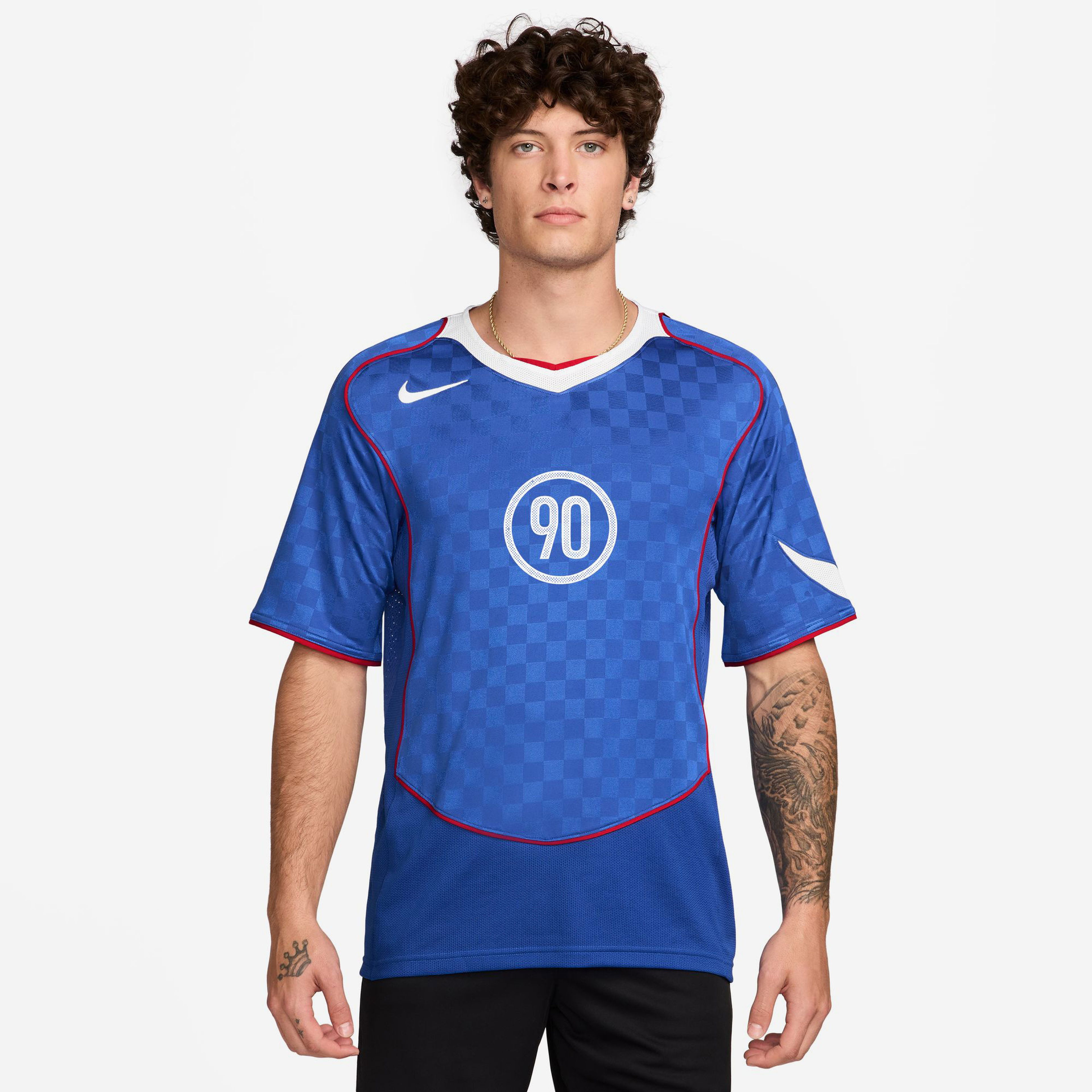 Nike T90 Energy Erkek Mavi T-Shirt