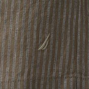 Nautica Kadın Turuncu Relaxed Fit Çizgili Şort