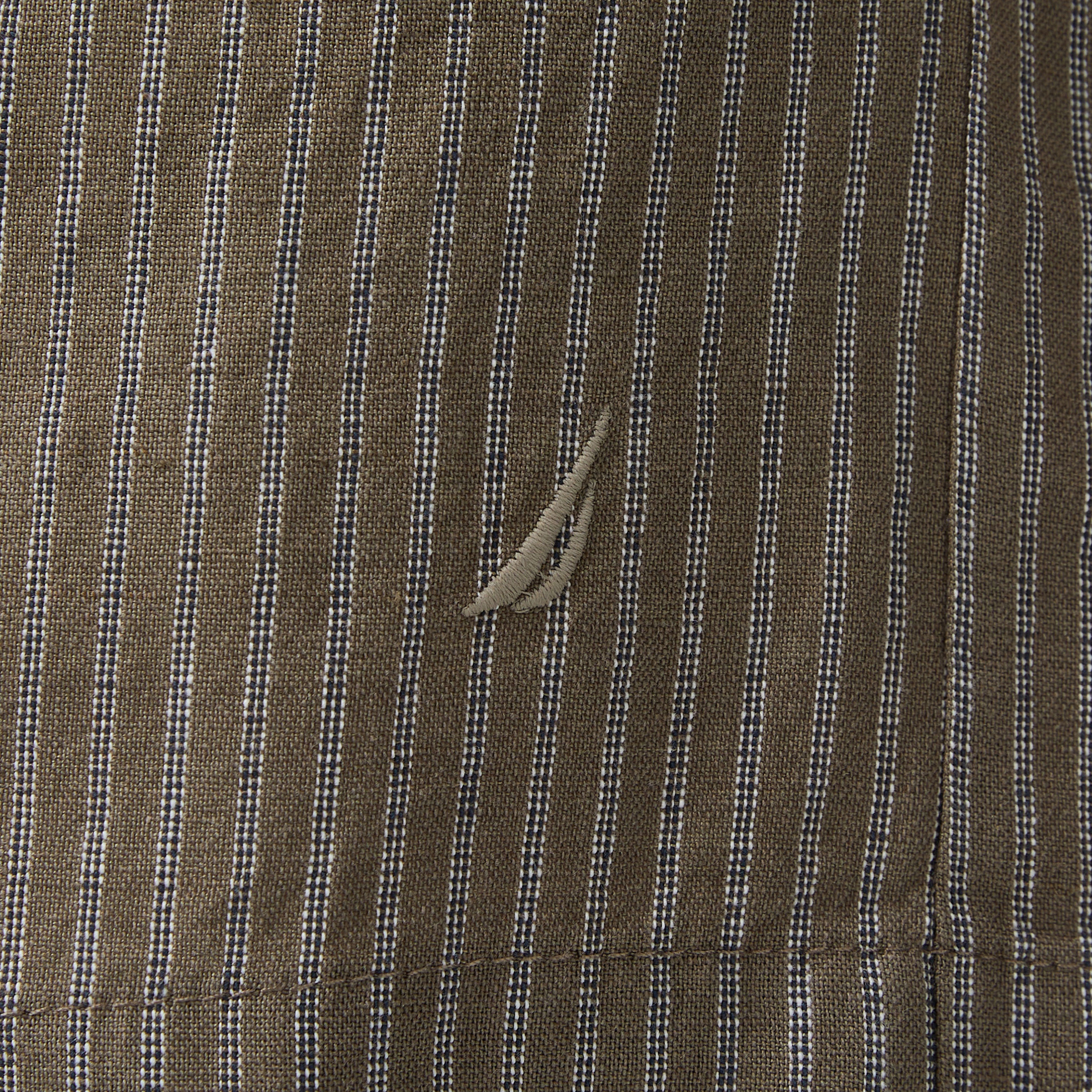 Nautica Kadın Turuncu Relaxed Fit Çizgili Şort