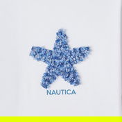 Nautica Kız Çocuk Beyaz Regular Fit Baskılı T-Shirt