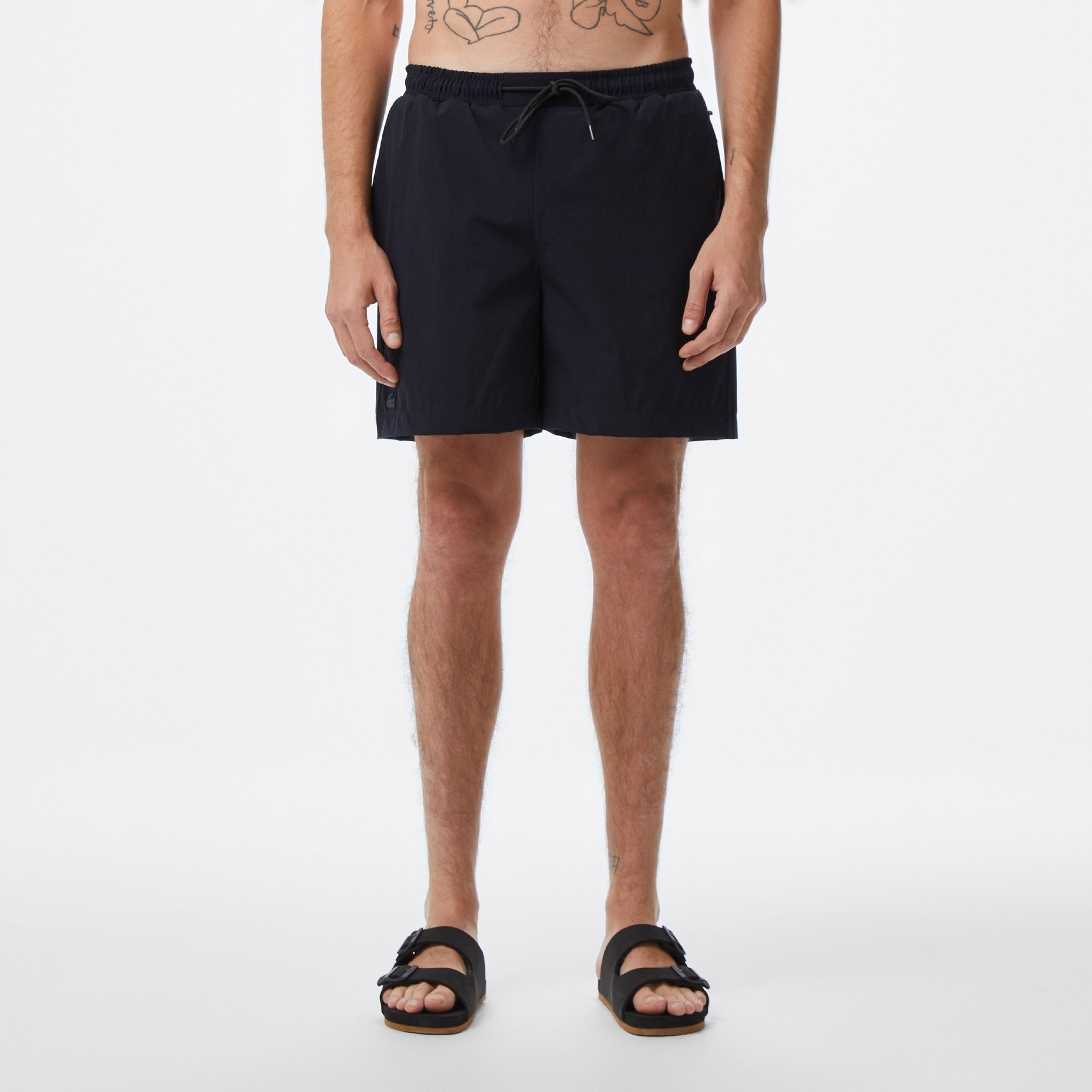 Lacoste Erkek Regular Fit Desenli Lacivert Mayo