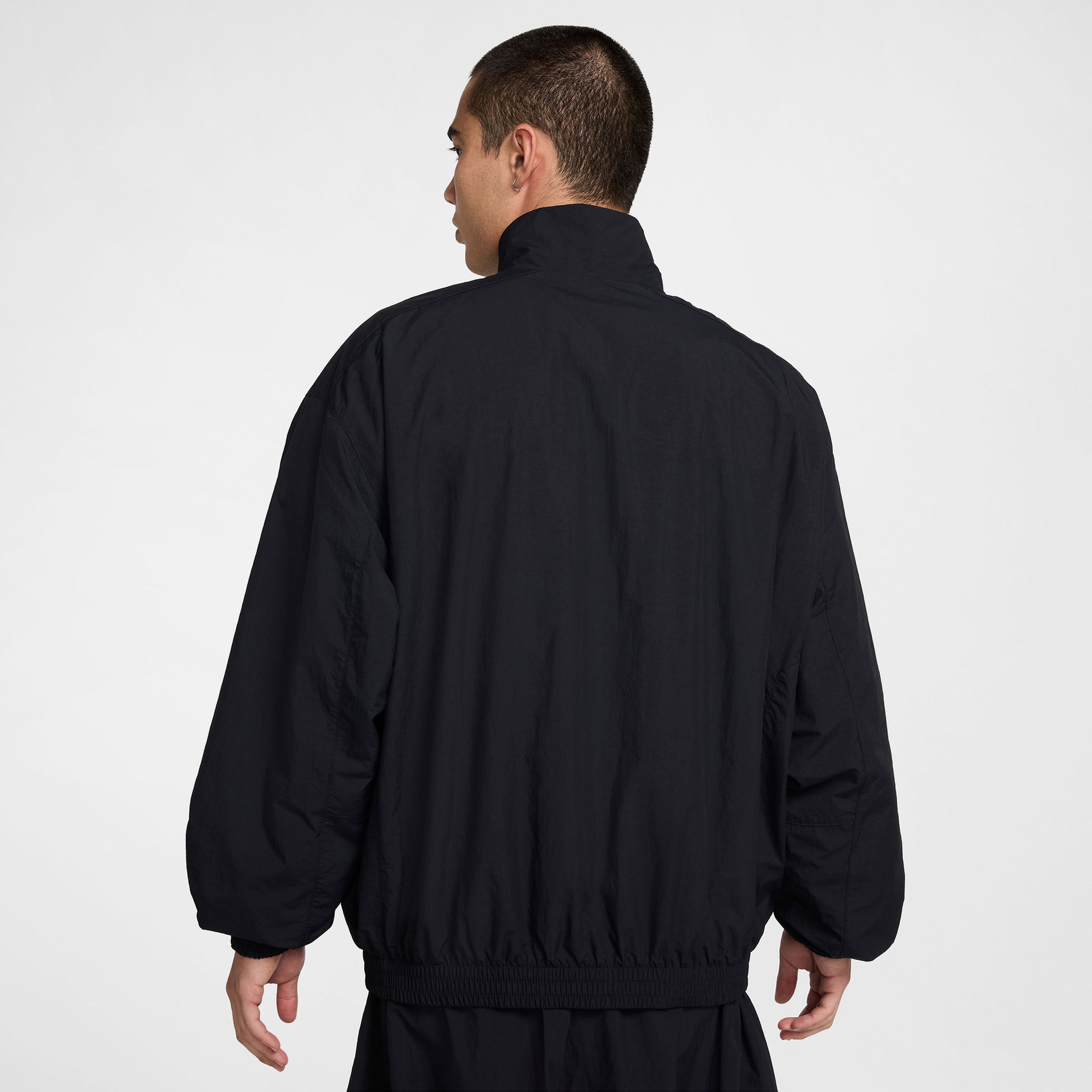 Nike Club Oversized Erkek Siyah Ceket
