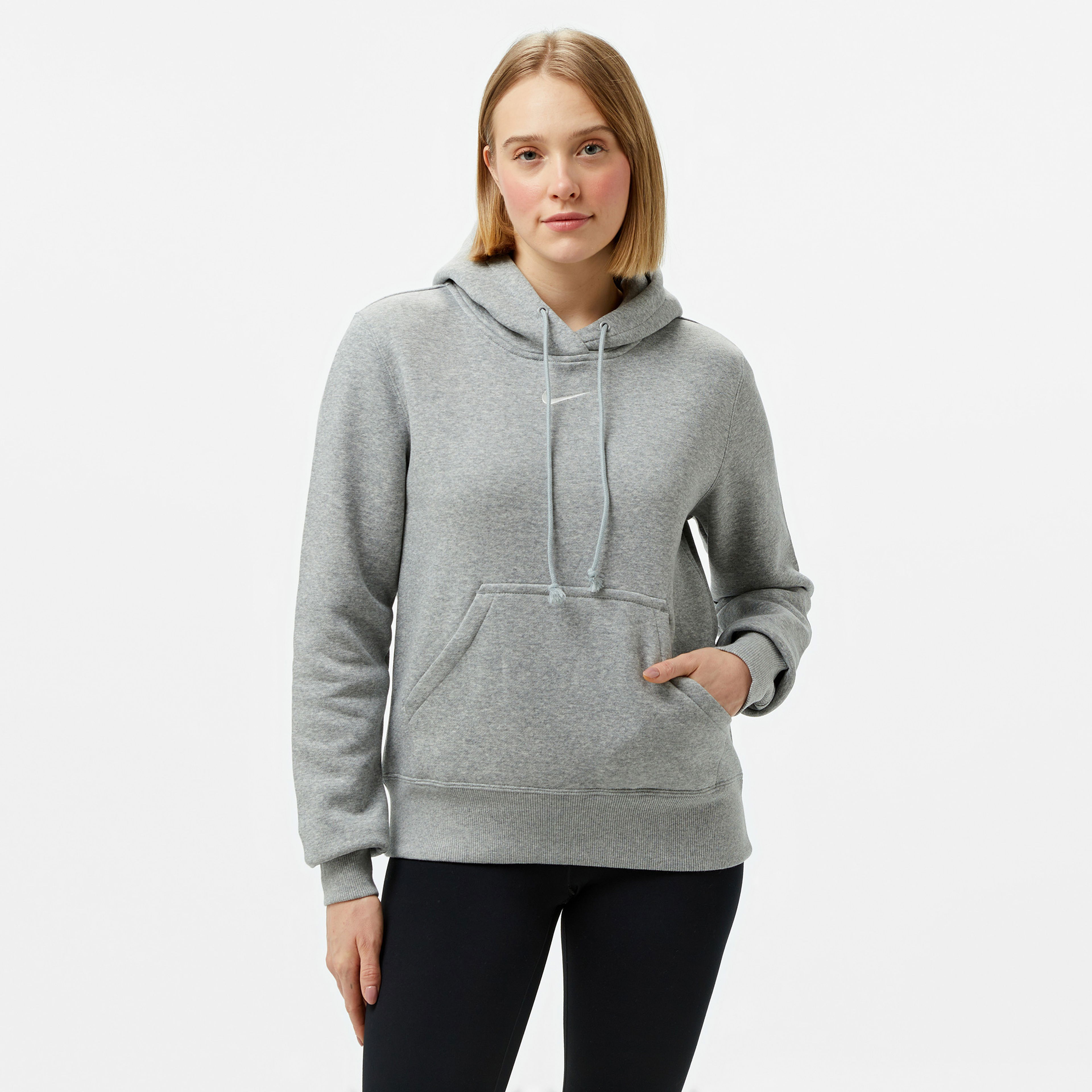 Nike Sportswear Phoenix Fleece Kadın Gri Sweatshirt