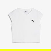 Puma Wardrobe Ess Ribbed Baby Kadın Beyaz T-Shirt