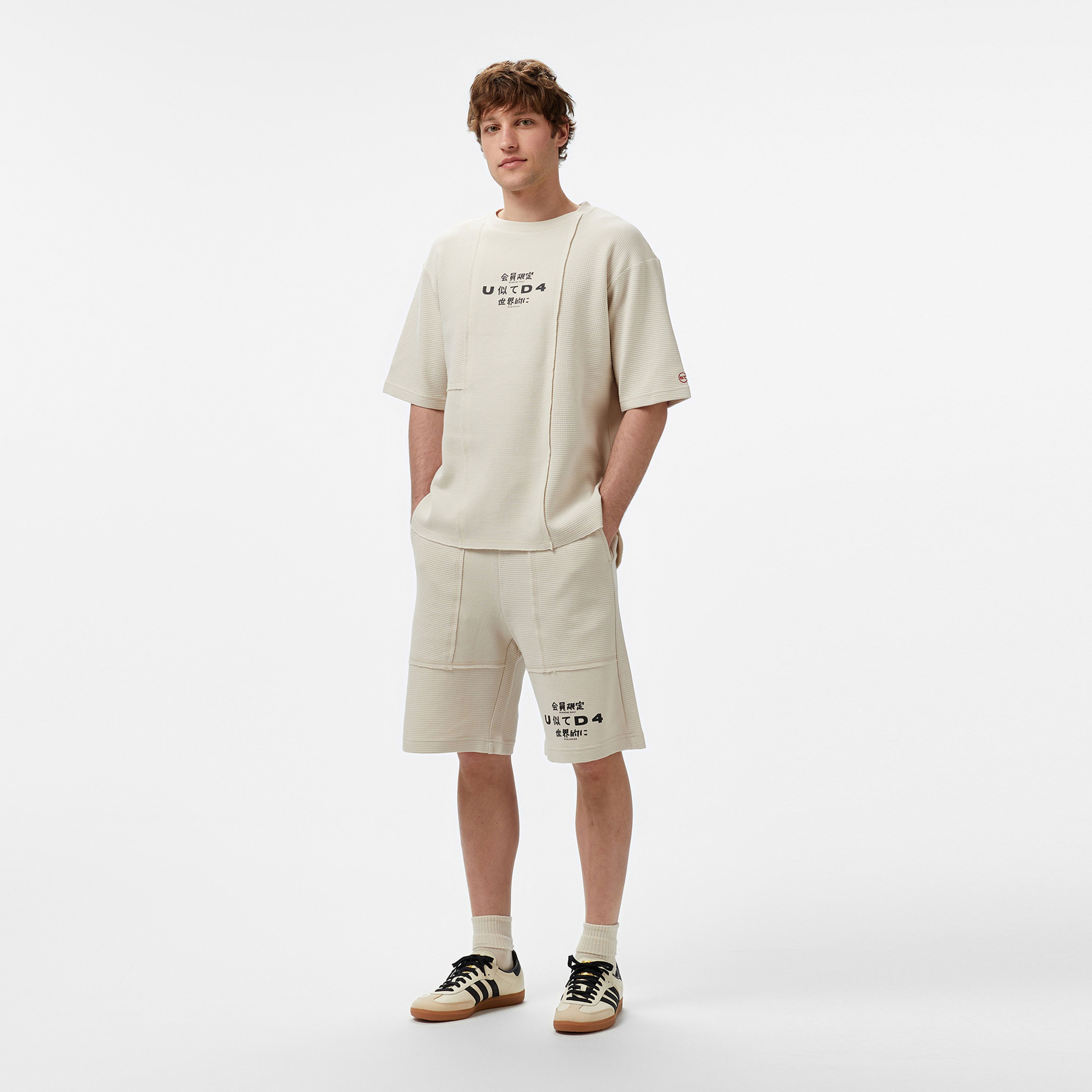 UNITED4 Örme Comfort Erkek Gri T-Shirt