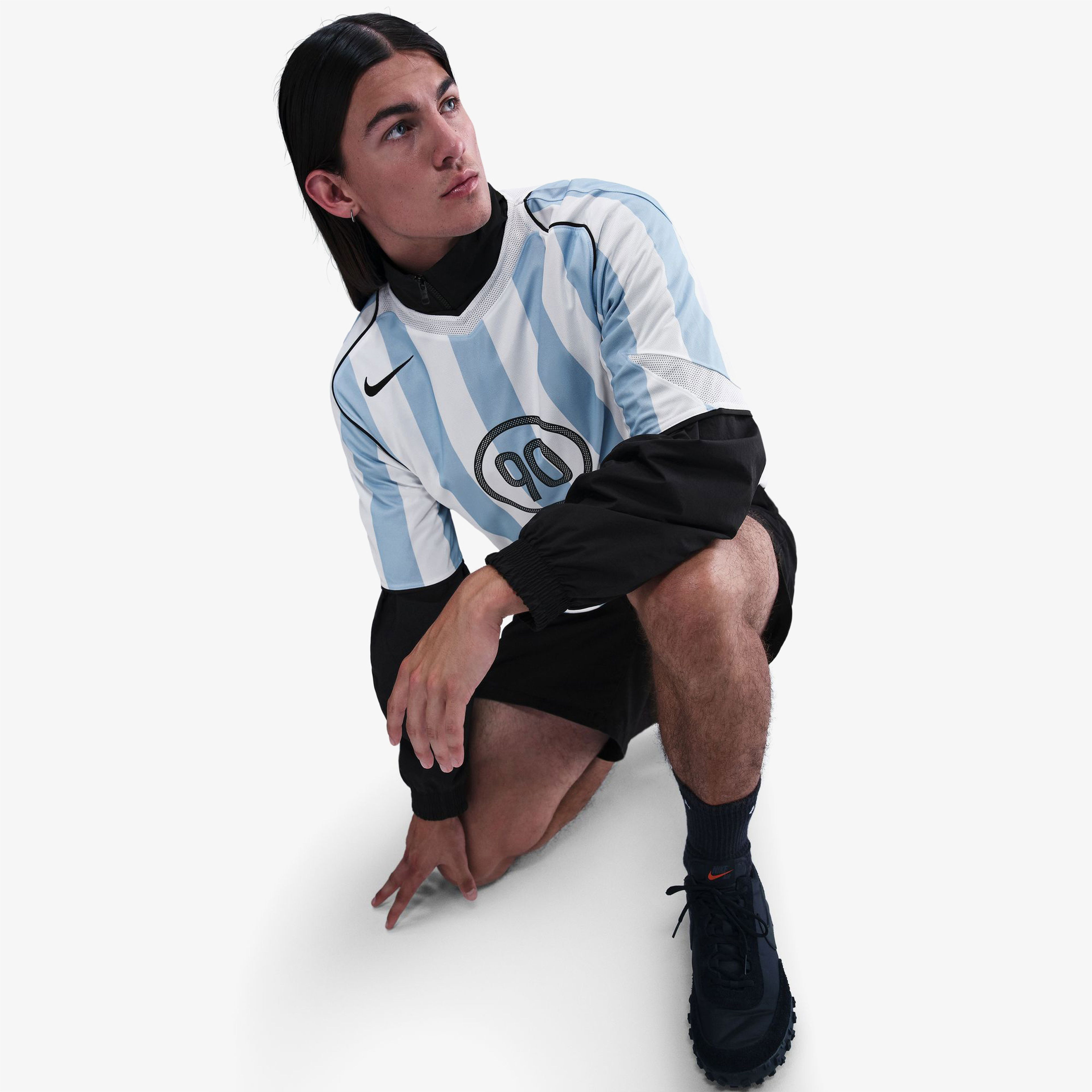 Nike T90 Energy Erkek Mavi T-Shirt