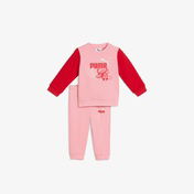 Puma Minicats Little Runners Çocuk Pembe Eşofman Takımı