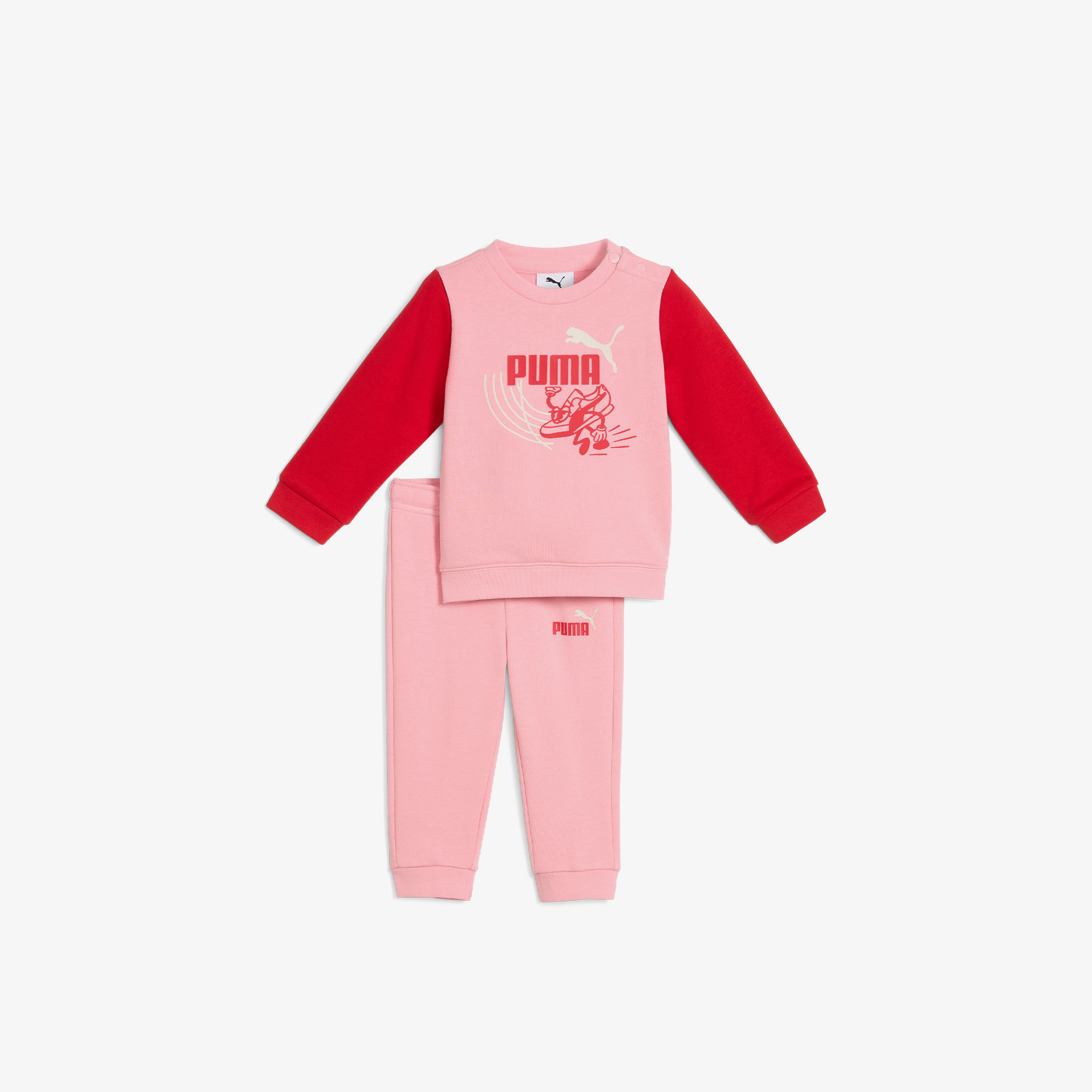 Puma Minicats Little Runners Çocuk Pembe Eşofman Takımı