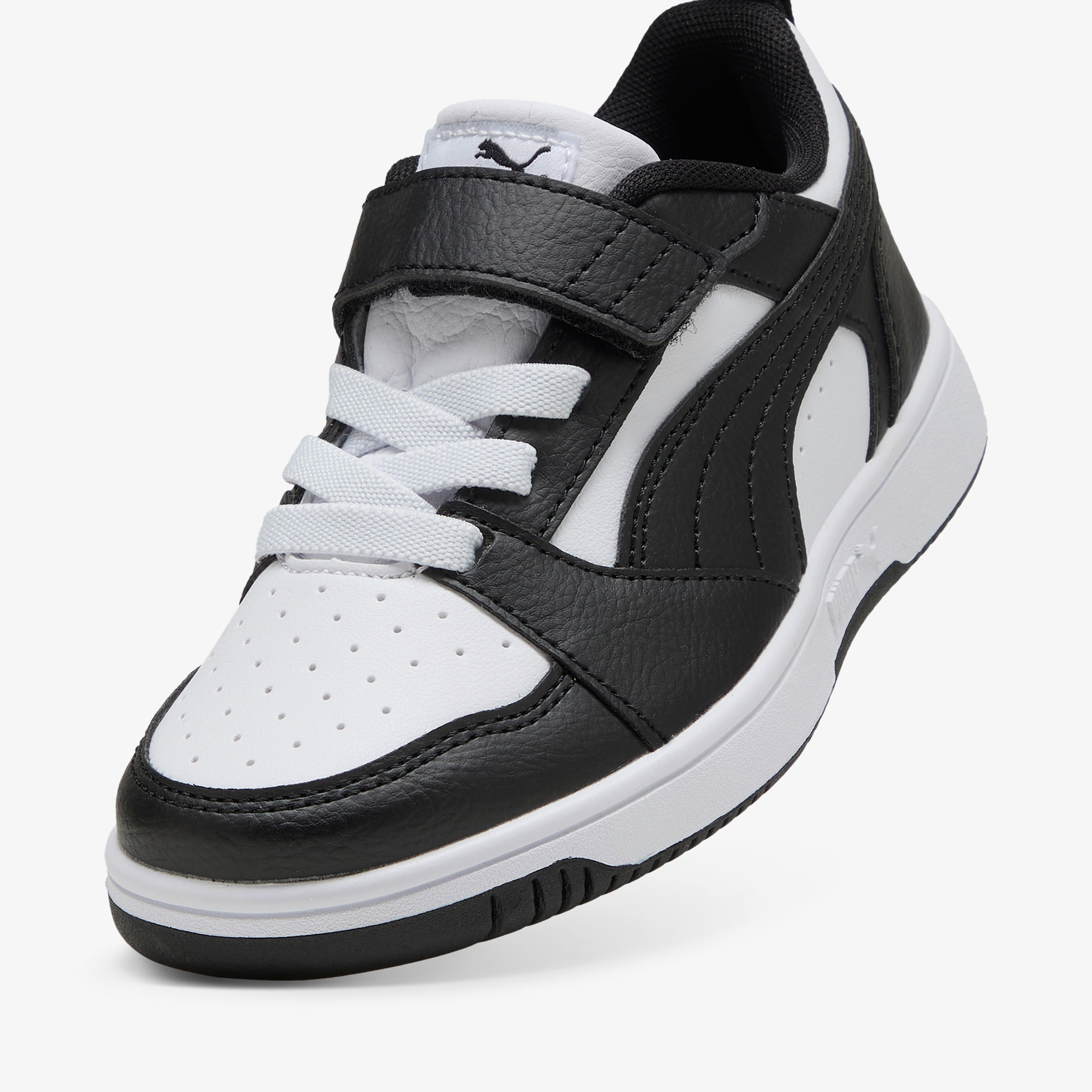 Puma Rebound V6 Low Çocuk Beyaz Spor Ayakkabı