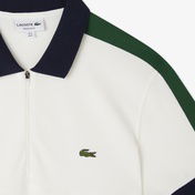 Lacoste Erkek Regular Fit  Renk Bloklu Beyaz Polo
