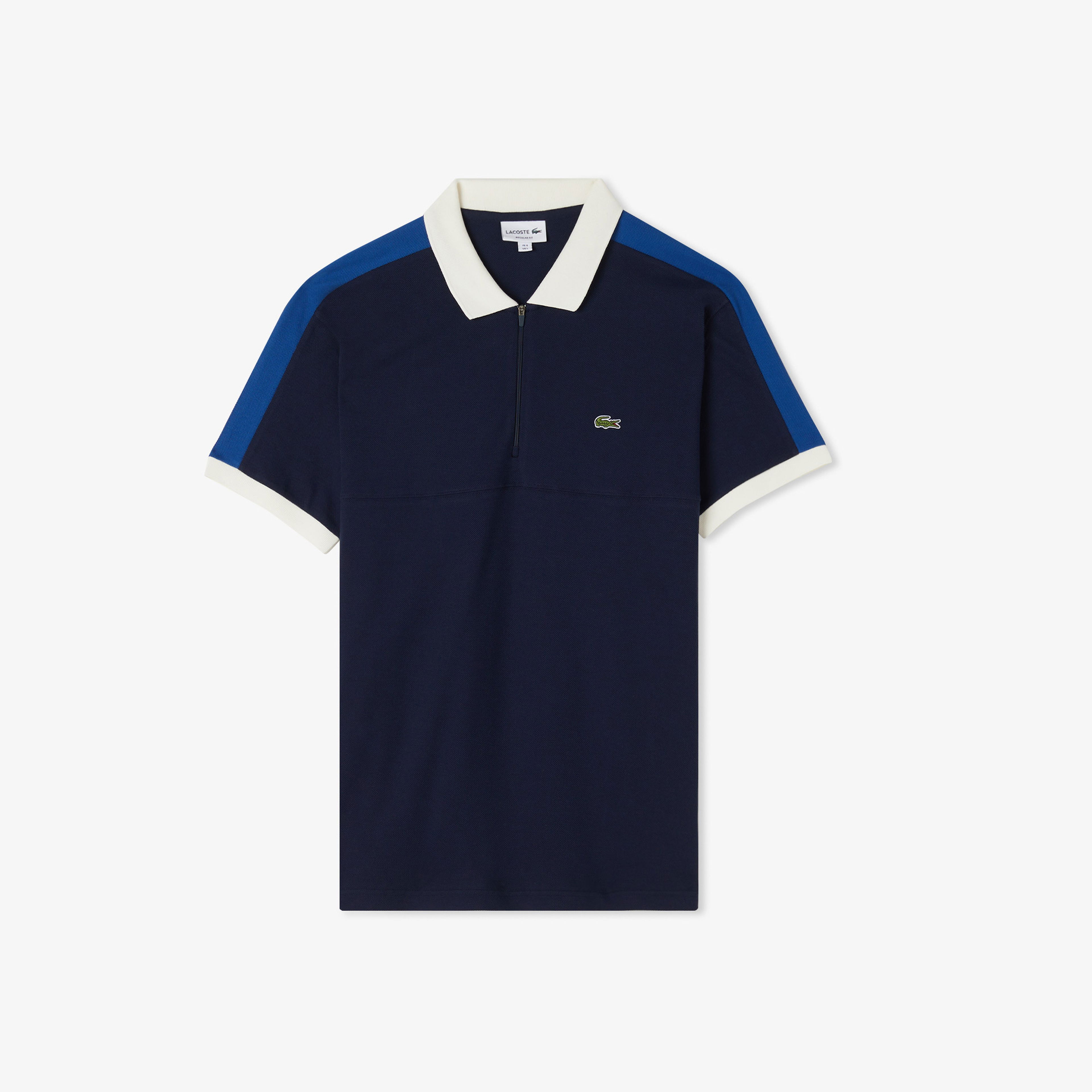 Lacoste Erkek Regular Fit  Renk Bloklu Lacivert Polo