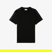 Lacoste Erkek Oversize Fit Bisiklet Yaka Siyah T-Shirt