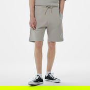 Converse Baskılı Erkek Oversize Fit Gri Şort